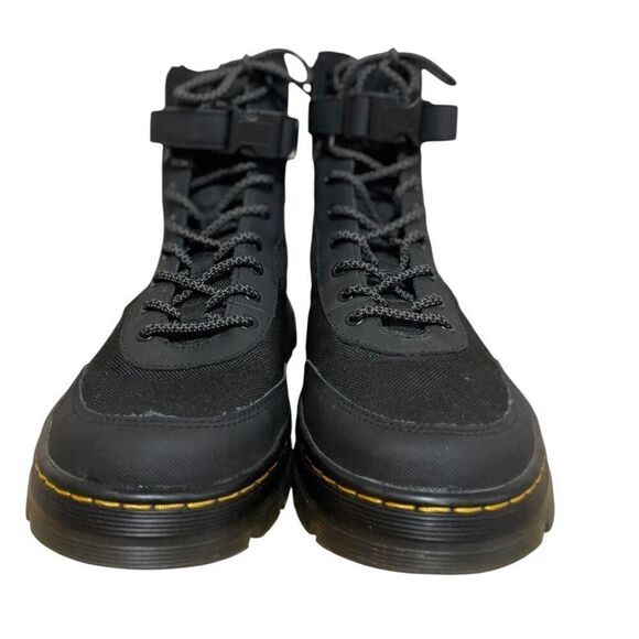 DR. MARTENS Combs Tech Poly Black Casual Boots Men\'s Size 11/ Women’s 12 NWOB main image 5